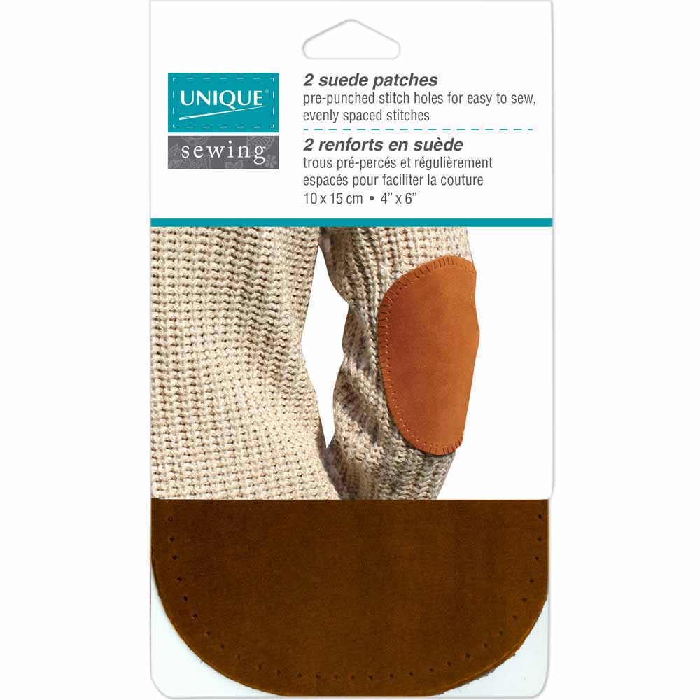  ELDIYME Fine Garment Suede Sew-On Elbow Patches 4.25 x 5.75 in  2/Pkg - Brown : Arts, Crafts & Sewing