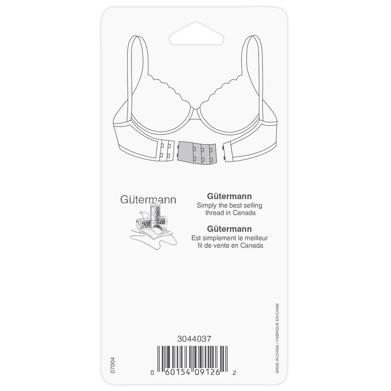 UNIQUE SEWING Bra Back Extender - White - 76mm (3")