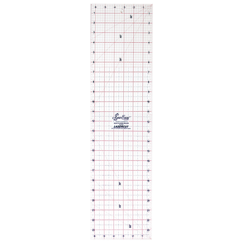 SEW EASY Quilting Ruler - 24" x 6½" (61 x 16.5cm)