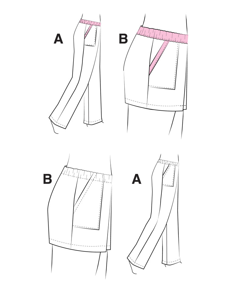 Jalie Pattern 3243 - Women's pull-on pants
