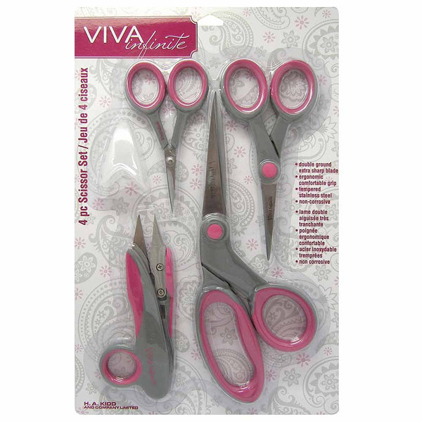 VIVA INFINITE 4 Piece Scissors Set