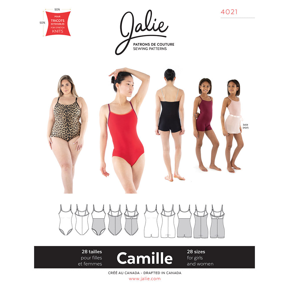 Jalie Pattern - 4021 CAMILLE Cami Leotard and Biketard – Fabricville