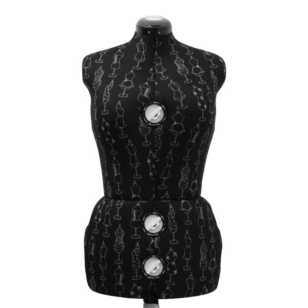 Dressform - Black / White Mannequin Print - Size B