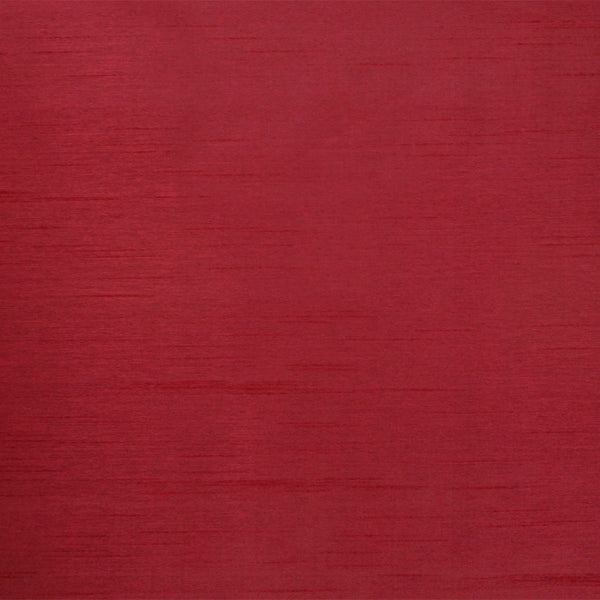 Tissu décor maison opacité totale - Les essentiels - Aspect soie Britney - Rouge