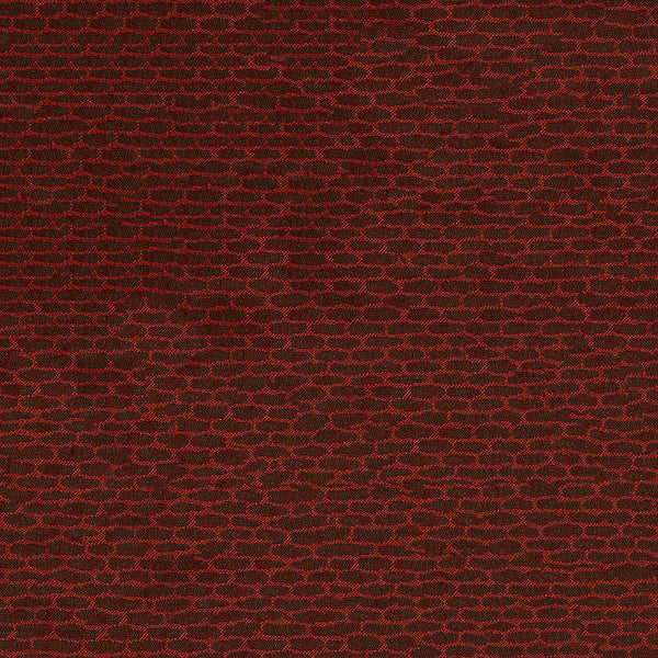 Home Decor Fabric - Vision - Flagstone Leather Look Red