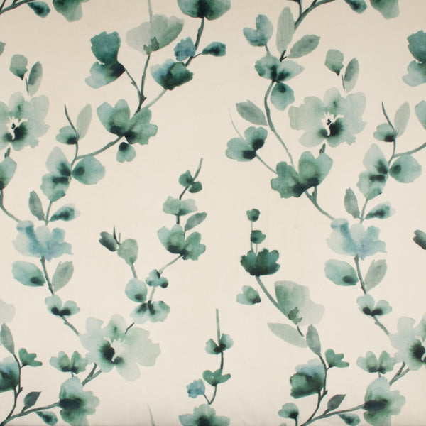 Home Decor Fabric - Stardust - Printed Velvet Miki Teal
