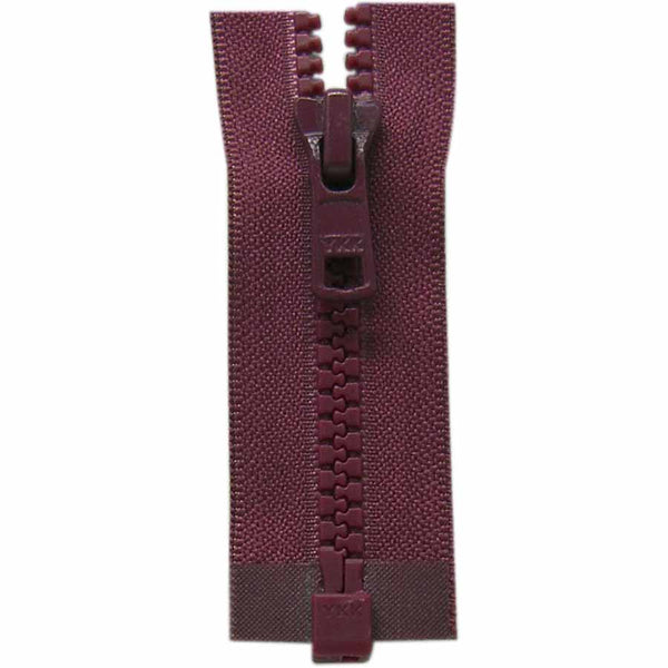 COSTUMAKERS Activewear One Way Separating Zipper 55cm (22") - Aubergine - 1764