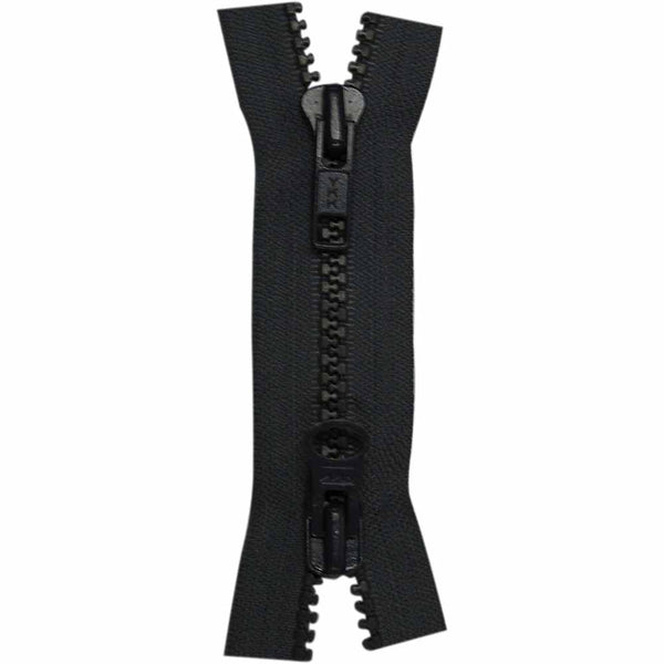 COSTUMAKERS Activewear Two Way Separating Zipper 90cm (36") - Black - 1765