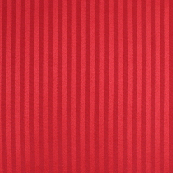 Tissu pour Nappe - Grande Largeur - Rayures - Rouge