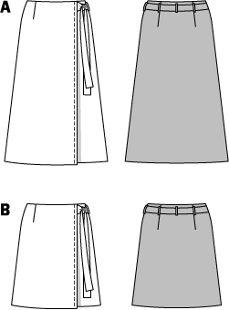 BURDA - 6733 Ladies Skirt