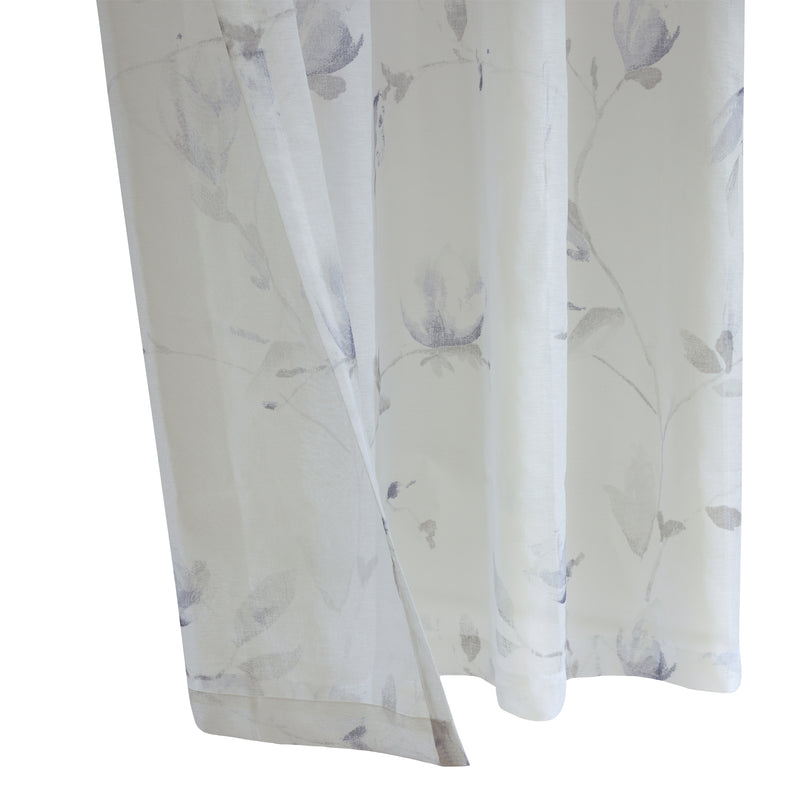 Grommet curtain panel - Bloom - Purple - 52 x 84''
