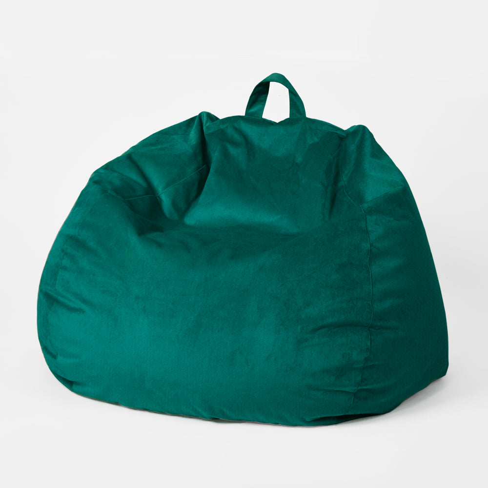 Teal velvet best sale bean bag