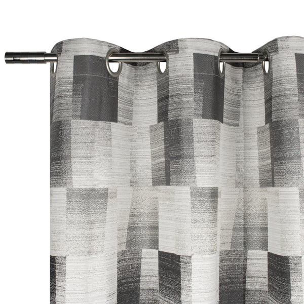 Grommet Curtain Panel - Jaxson - Grey - 54 x 84''