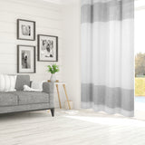 Grommet curtain panel - Elodie - Grey - 54 x 95''