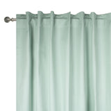Hidden Tabs curtain panel - Lyons - Aqua - 52 x 96''