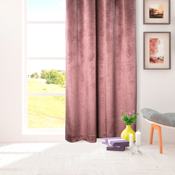 Grommet curtain panel - Luxe - Rosewwood - 52 x 96''