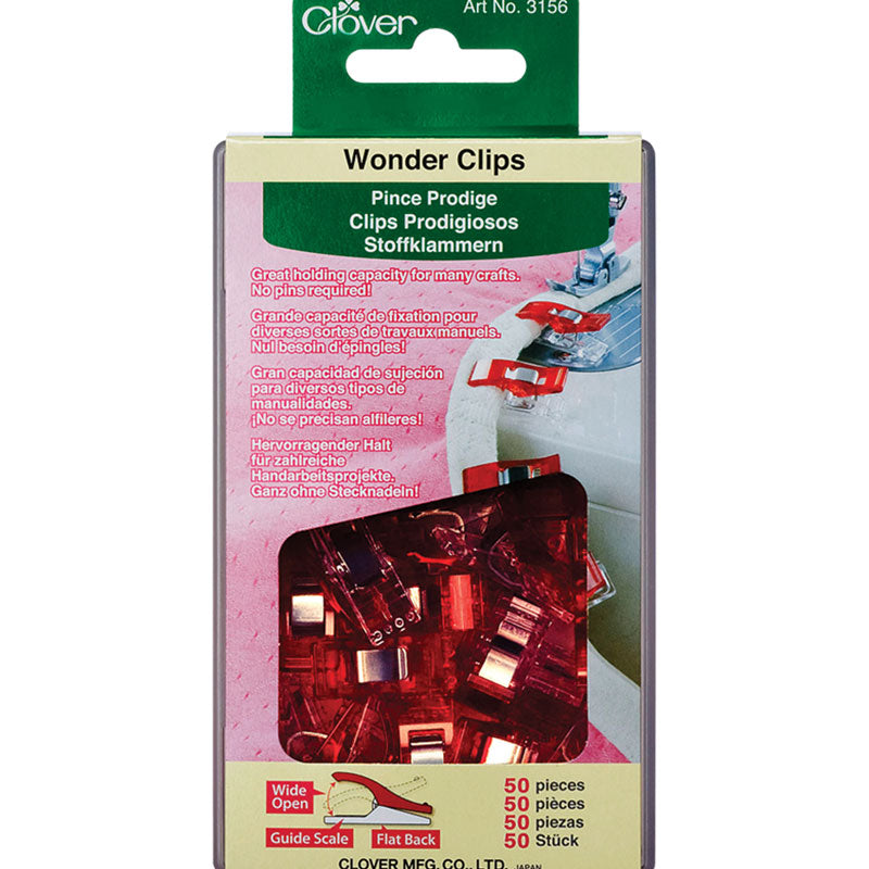 Wonder Clips 50 pcs. - Clover – Quilting Fabric Supplier