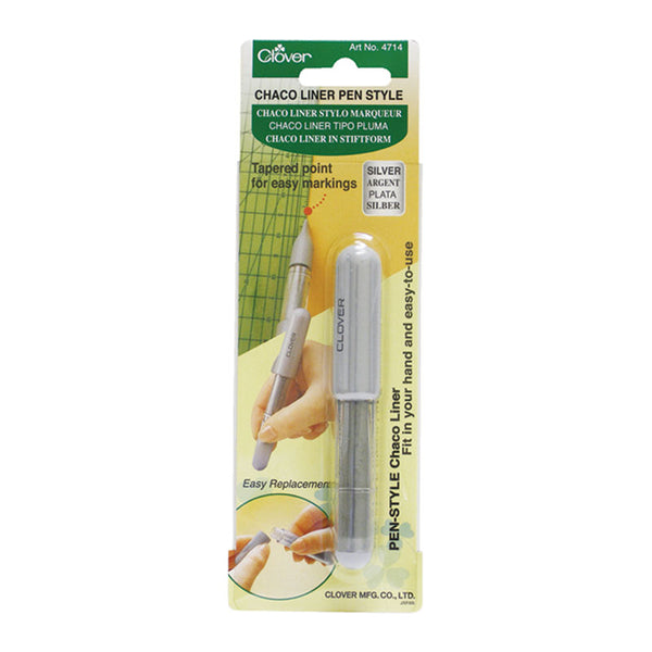 CLOVER - Pen Style Chaco Liner - Silver