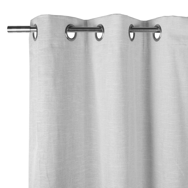 Blackout Grommet curtain panel - Kono - White - 54 x 85''