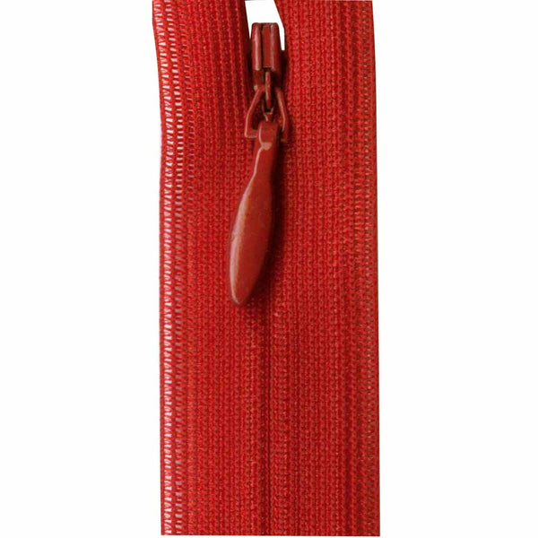 COSTUMAKERS Invisible Closed End Zipper 20cm (8") - Hot Red - 1780