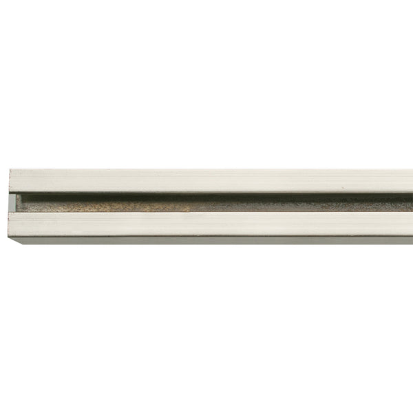 20 mm Metal Square Rod - Brushed Silver