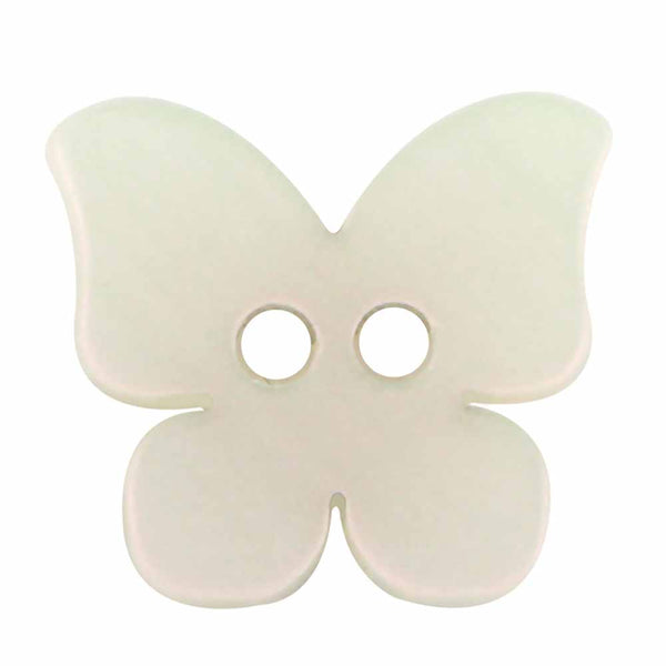 CIRQUE Novelty 2-Hole Button - Pink - 16mm (⅝") - Butterfly