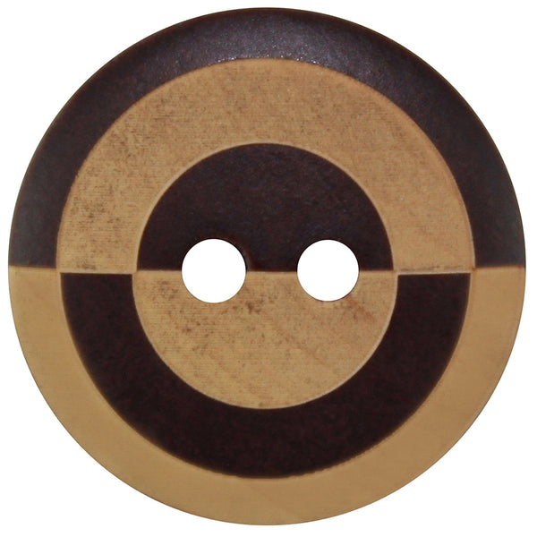 INSPIRE 2 Hole Button - Wood - 20mm (¾") - 5pcs