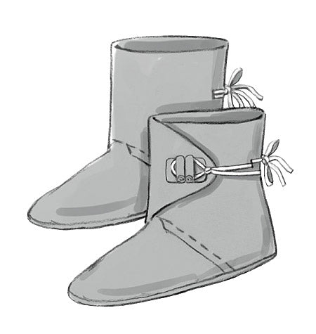 B5233 Historical Footwear (size: All Sizes In One Envelope)