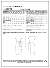 B5880 Misses'/Misses' Petite Dress and Belt (size: 6-8-10-12-14)