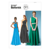 B5987 Misses' Dress (size: 16-18-20-22-24)