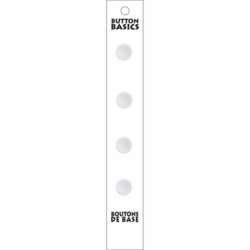 BUTTON BASICS Shank Buttons - 10mm (⅜") - 5 pcs
