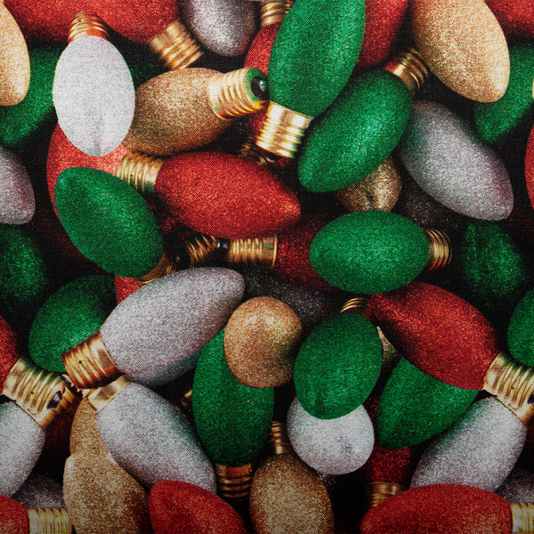 NICKNACKS DIGITAL Printed Cotton - Christmas lignt - Multicolor