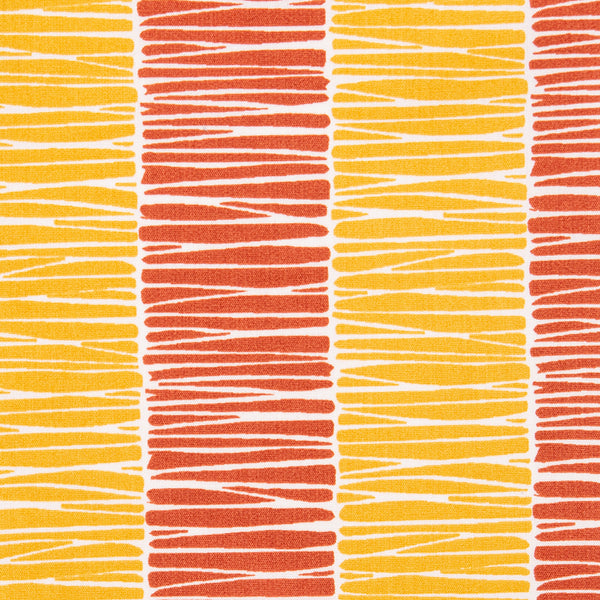 COLLECTOR'S Cotton prints - Stripes - Yellow / Orange (10 meters)