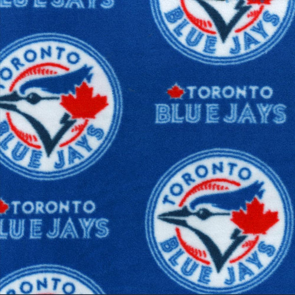 Blue Jays de Toronto - Molleton imprimé Baseball anti-boulochage - Bleu