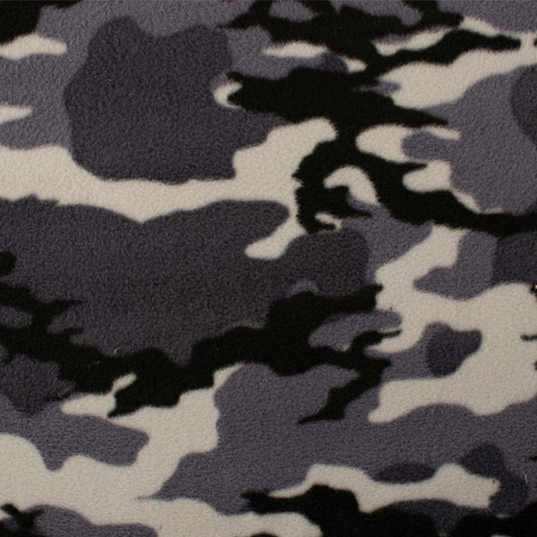 Molleton endos sherpa - Camouflage - Gris