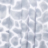 Anti Pill Fleece Print - FRESH - Giraffe skin - Grey