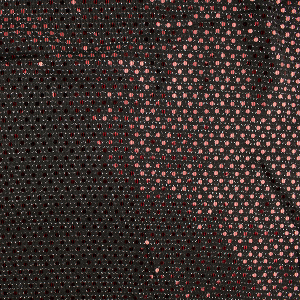 Shimmery holiday fabric - Lurex - Black / Red