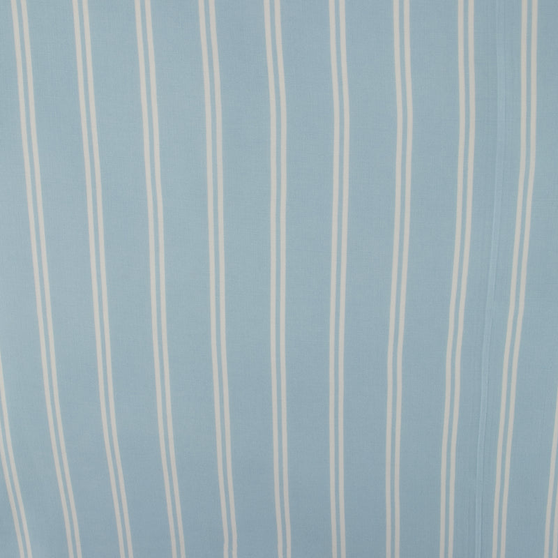 Rayon Poplin Stripe - Double Stripe - Blue