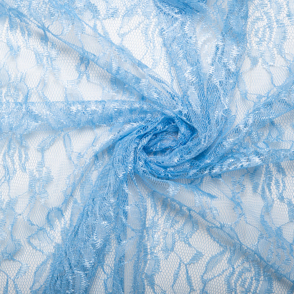 Fashion Lace - Roses - Frosty blue