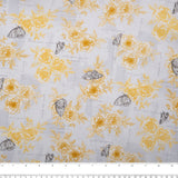 Printed Cotton - BELLE - Butterfly - Mist green