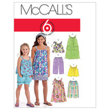 M5797 Children's/Girls' Tops, Dresses, Shorts and Pants (size: 3-4-5-6)