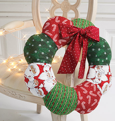 M6453 Ornaments, Wreath, Tree Skirt and Stocking (size: One Size Only)