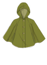 M7477 Misses' Hooded, Collared or Collarless Capes (size: 16-18-20-22-24-26)