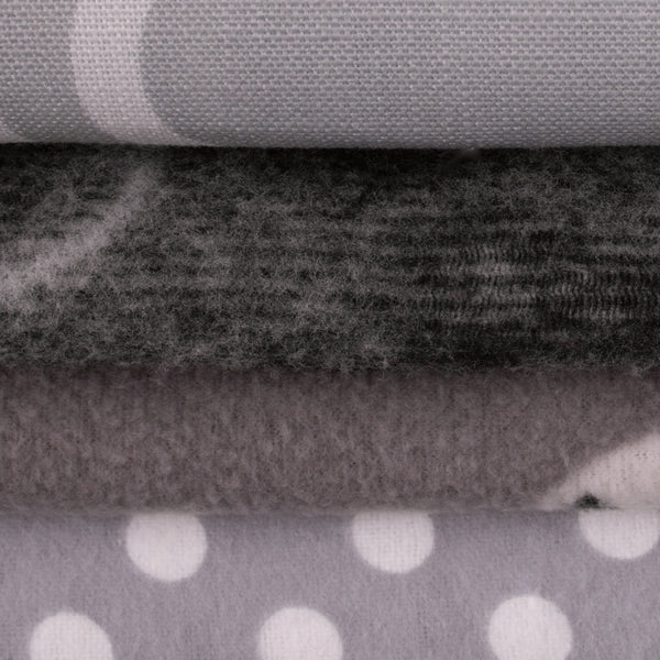 Mystery fabric - Print - Grey