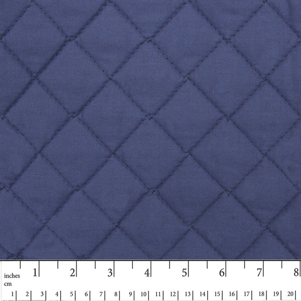 Quilted Back to Back Broadcloth - Royal