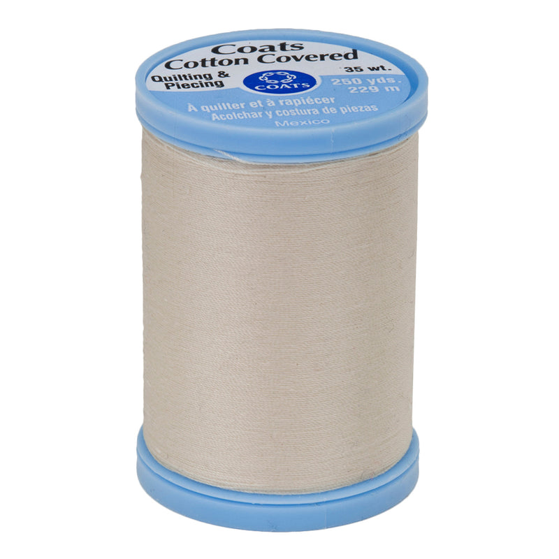 COATS COTTON COVERED QUILTING 229-250 YD NATURAL