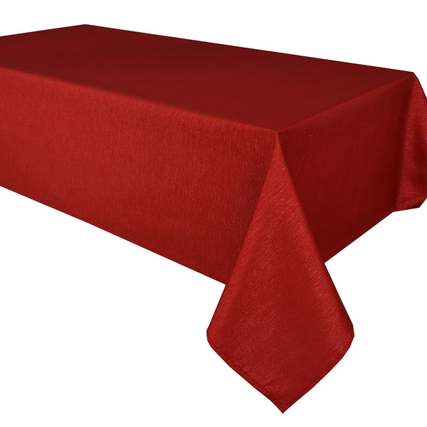 Tablecloth - Shimmer - Red  60″ x 90″ Rectangle