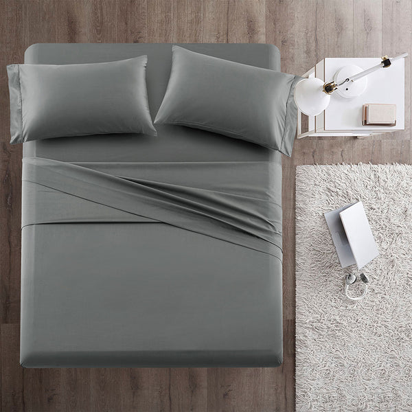 Marina Decoration - Ultra Soft Luxury 800 Thread Count Sheet Set - Grey - Queen size