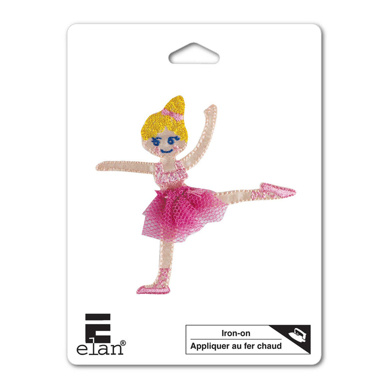 ELAN Motif - Ballerina In Pink - 70mm -1 pcs