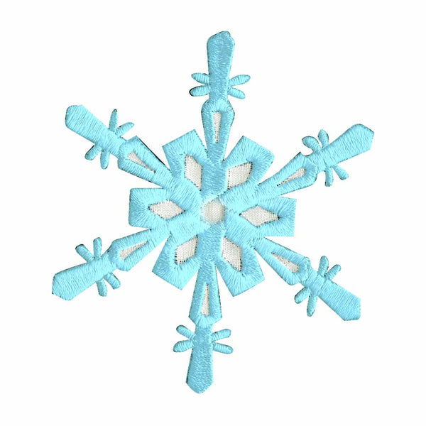 ELAN Motif - Medium Aqua Snowflake - 58mm -1 pcs